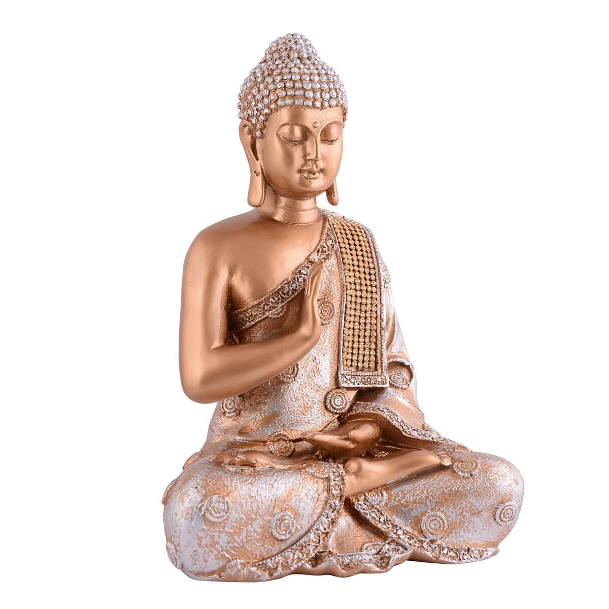 Buddha Idol Statue Showpiece Gift Gifting Item Polystone Home Decor Decoration - Image 3